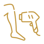Pictogramme d'épilation laser